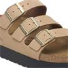 Birkenstock Florida Flex Platform Nubuck - Sandcastle